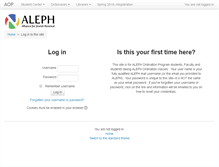 Tablet Screenshot of aleph-ordination.org